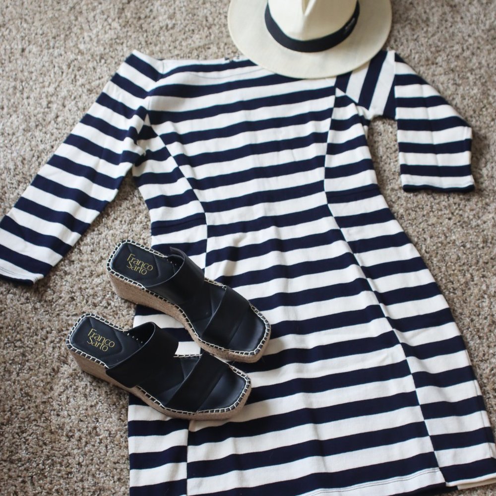 GAP Striped Sweater Dress sz M